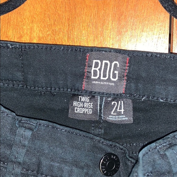 High Waisted Urban Outfitter Black Jeans - Picture 2 of 2